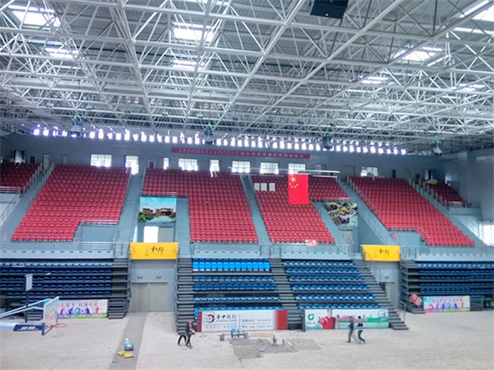 荆州电厂体育馆网架加工